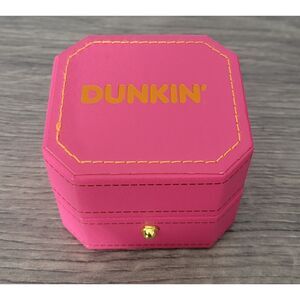 2026 Limited Edition Dunkin Donuts Single Munchkins Proposal Ring Box Pink Empty